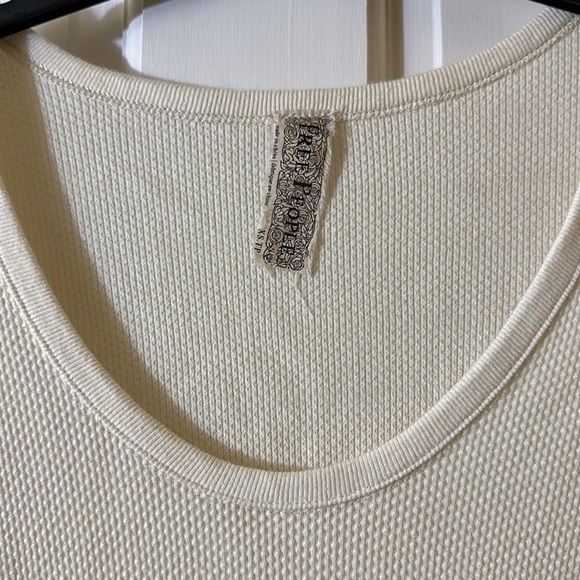 Free People Thermal Lace Sleeve Long Sleeve - Picture 2 of 6